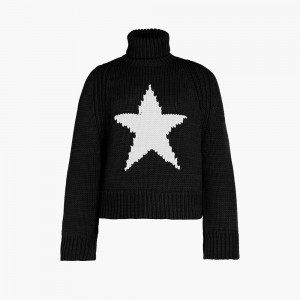 Goldbergh BEAUTY long sleeve knit Sweater Black | 04268-UVJA