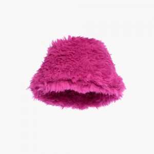 Goldbergh BIRD faux fur Bucket Hat Pink | 30956-CINO