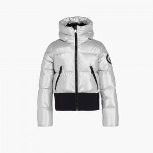 Goldbergh BOMBARDINO Ski Jacket Silver | 20136-FSIT