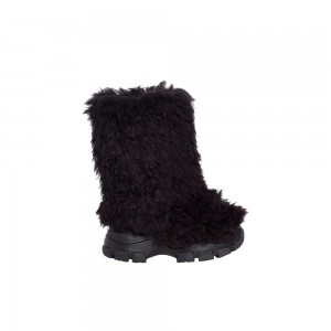 Goldbergh BUSHY snowboot faux fur Snow Boots Black | 09826-NBFW