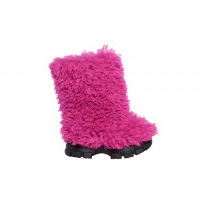 Goldbergh BUSHY snowboot faux fur Snow Boots Pink | 53047-MQLY