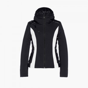 Goldbergh CLASSY Ski Jacket Black / White | 17653-HGPR