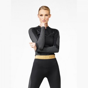 Goldbergh FAST baselayer long sleeve Ski Base Layer Black | 93241-MXEB