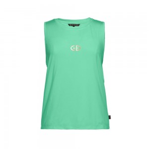 Goldbergh GIGI sleeveless Tank Top Green | 95382-HECZ