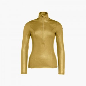 Goldbergh GLAMOUR Ski Pully Gold | 54283-TMYA