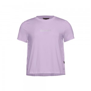 Goldbergh GROOVE short sleeve T-Shirts Purple | 82014-MBTA