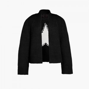 Goldbergh JOLIE knit cardigan Sweater Black | 12463-TFLW