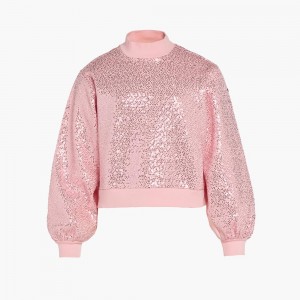 Goldbergh LOLA round neck Sweater Pink | 80175-FNCI