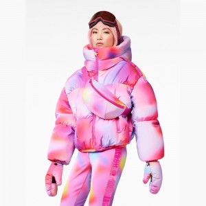 Goldbergh LUMINA Ski Jacket Pink Purple | 49675-PBSN