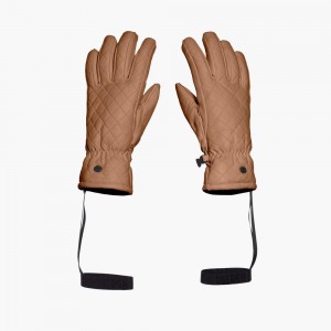 Goldbergh NISHI Gloves Brown | 89317-HYCX