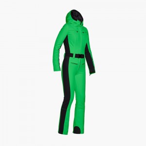 Goldbergh PARRY long Ski Suit Green | 43267-PATQ