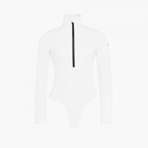 Goldbergh POPPY ski body Ski Tops White | 37594-OAIQ