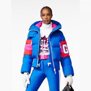 Goldbergh PUCK Ski Jacket Blue | 65048-AYIP