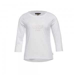 Goldbergh RAVEN 3/4 sleeve T-Shirts White | 61734-JDPA