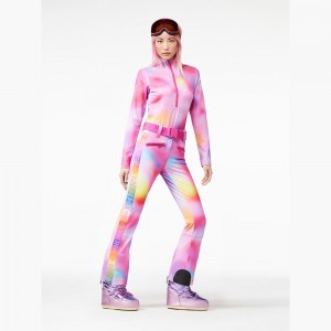 Goldbergh SUPERNOVA Ski Pants Pink Purple | 89720-KGPR