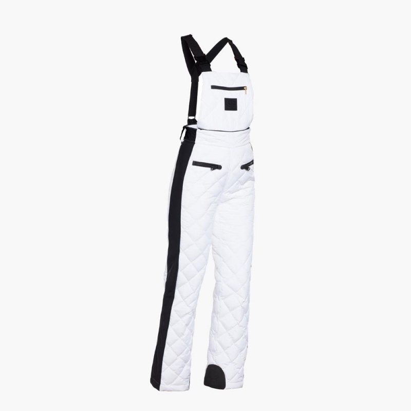 Goldbergh AGNES ski salopette Ski Pants White | 96815-CKOB