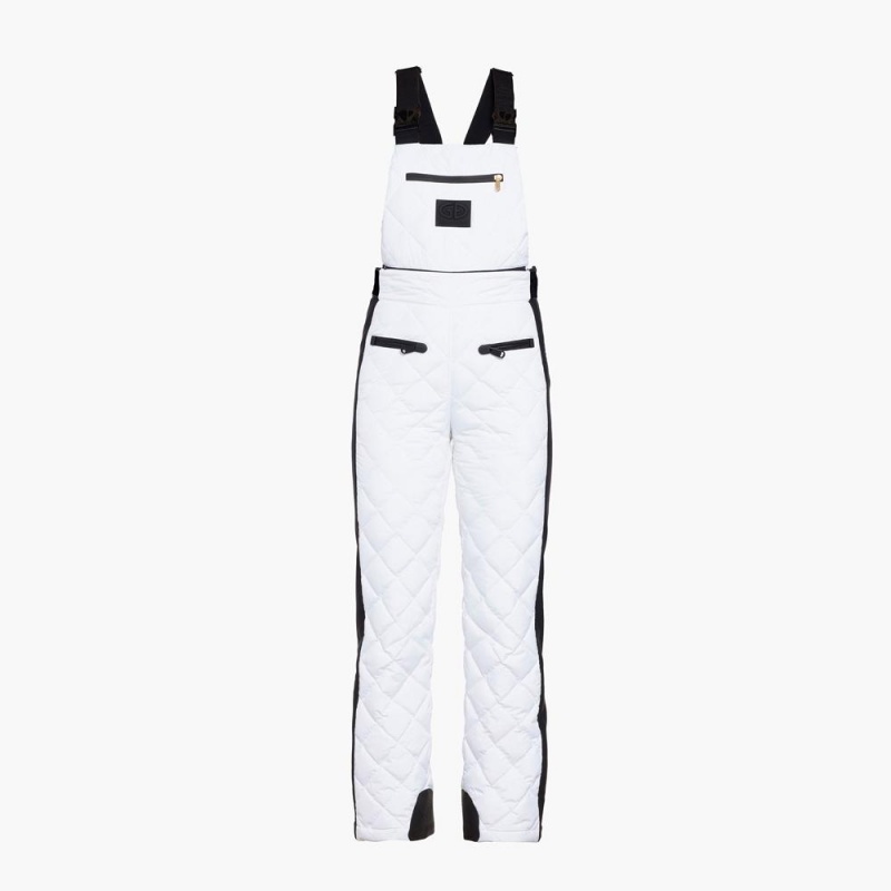 Goldbergh AGNES ski salopette Ski Pants White | 96815-CKOB