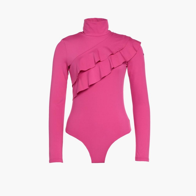 Goldbergh ALLEGRO ski body Ski Tops Pink | 91476-NSMP