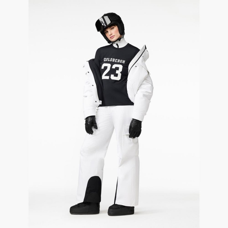 Goldbergh ASHLEY Ski Pants White | 96415-HCON