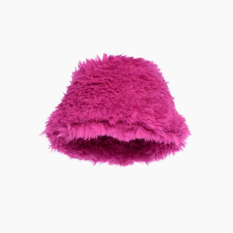 Goldbergh BIRD faux fur Bucket Hat Pink | 30956-CINO