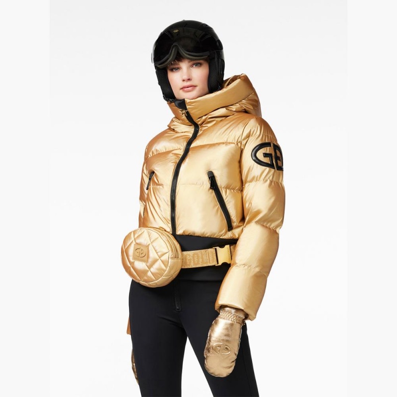 Goldbergh BOMBARDINO Ski Jacket Gold | 06852-KXSO