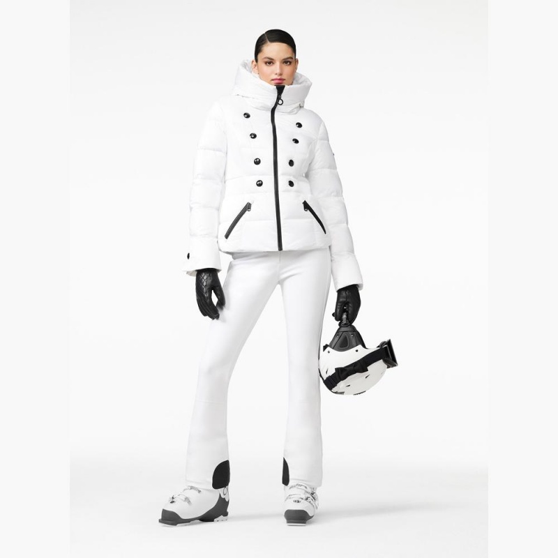 Goldbergh BOUTON Ski Jacket White | 85104-BDZT