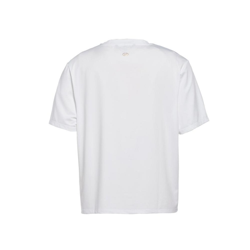 Goldbergh BOXY short sleeve T-Shirts White | 54296-HPUE