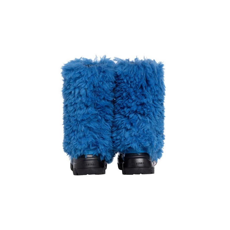 Goldbergh BUSHY snowboot faux fur Snow Boots Blue | 63742-CVKU