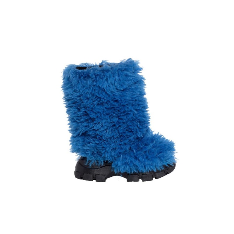 Goldbergh BUSHY snowboot faux fur Snow Boots Blue | 63742-CVKU