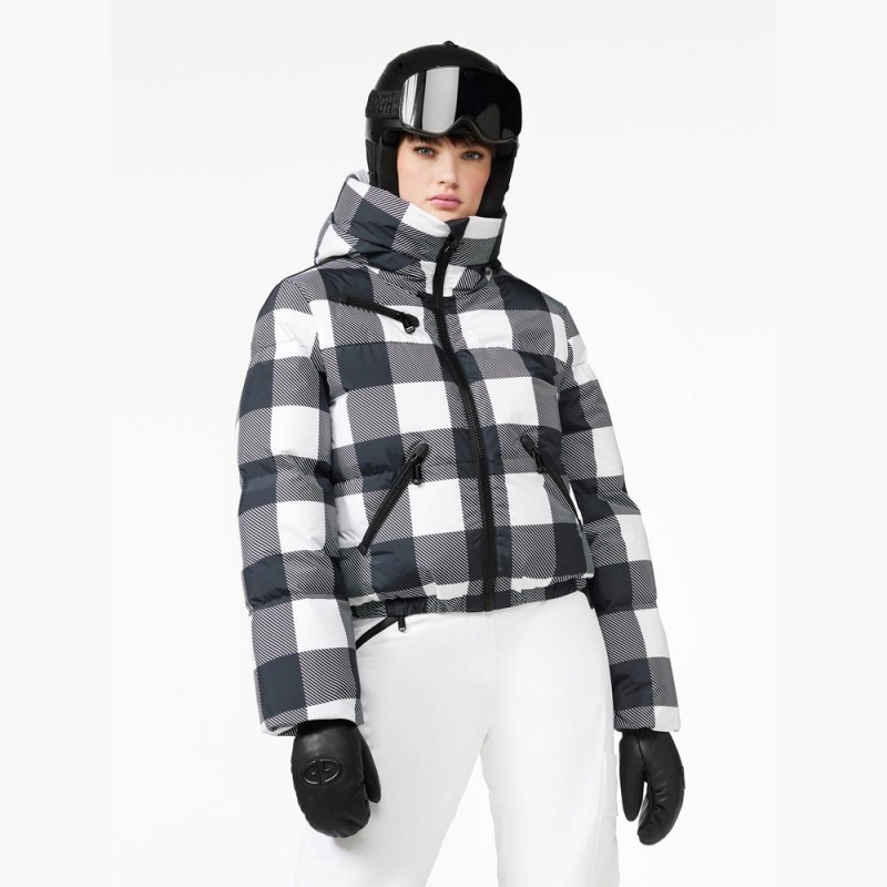 Goldbergh CABIN Ski Jacket Black / White | 43925-HXLU