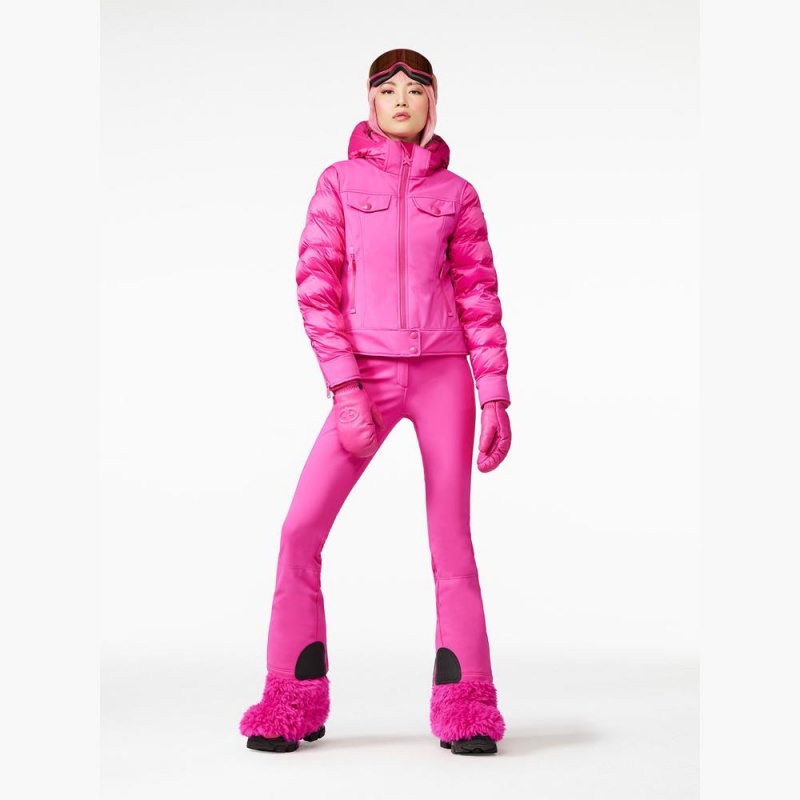 Goldbergh CANYON Ski Jacket Pink | 95723-TIMD