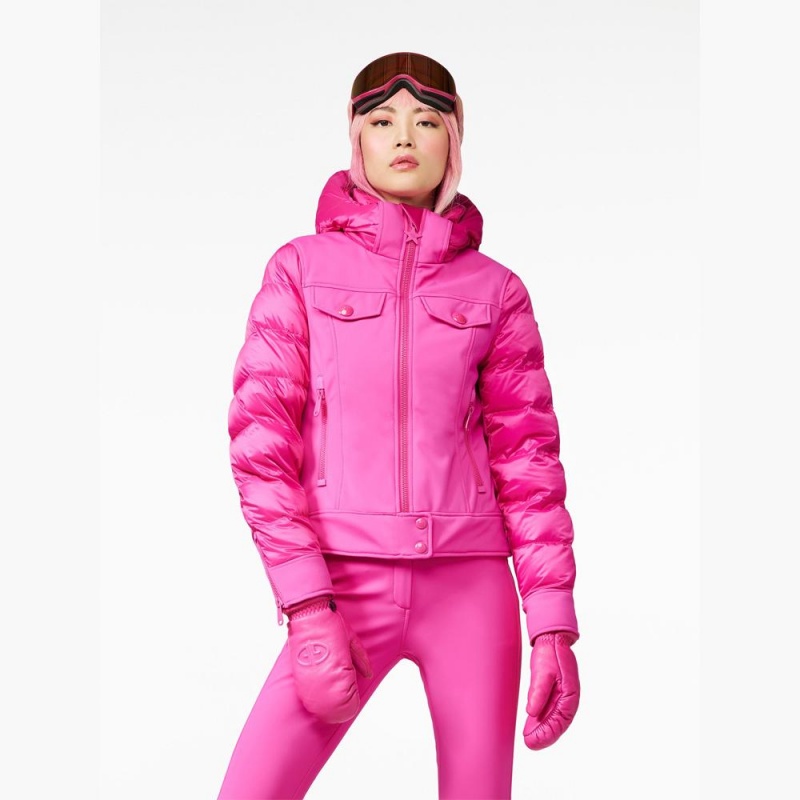 Goldbergh CANYON Ski Jacket Pink | 95723-TIMD