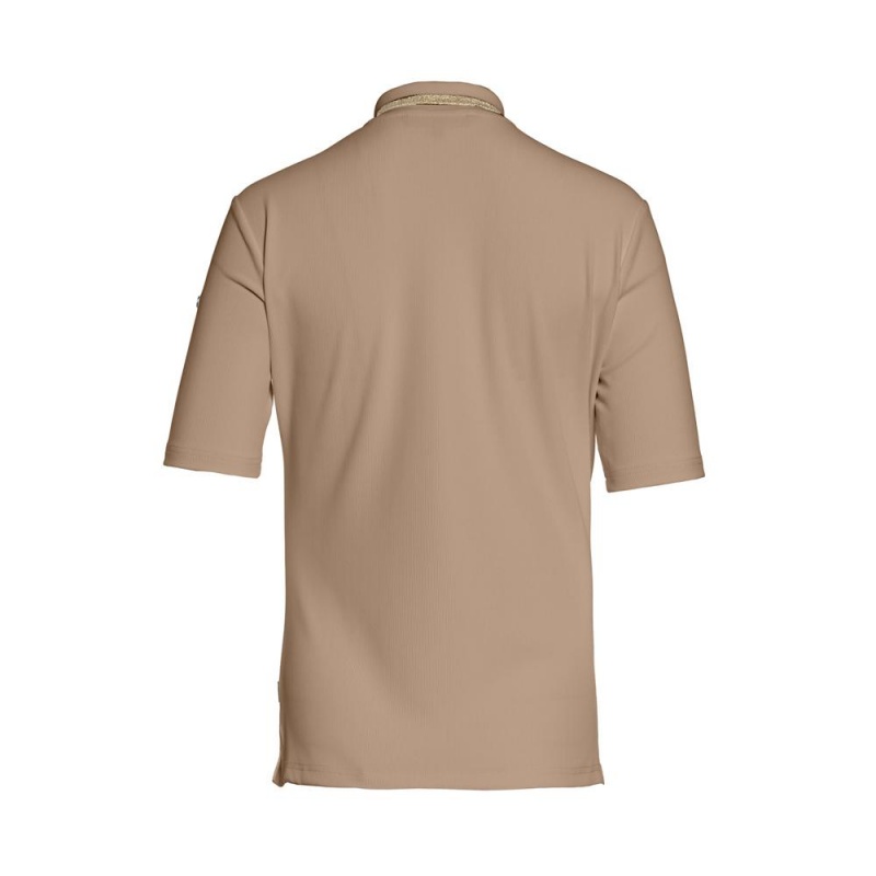 Goldbergh CASSIA short sleeve T-Shirts Brown | 96037-IKVR