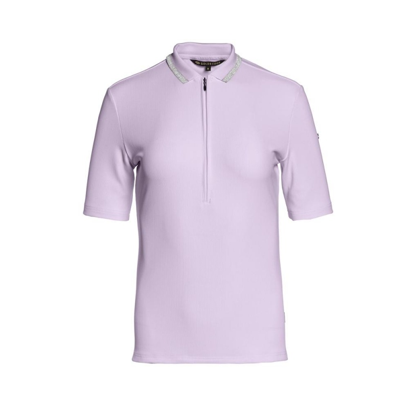 Goldbergh CASSIA short sleeve T-Shirts Purple | 15647-MVPD