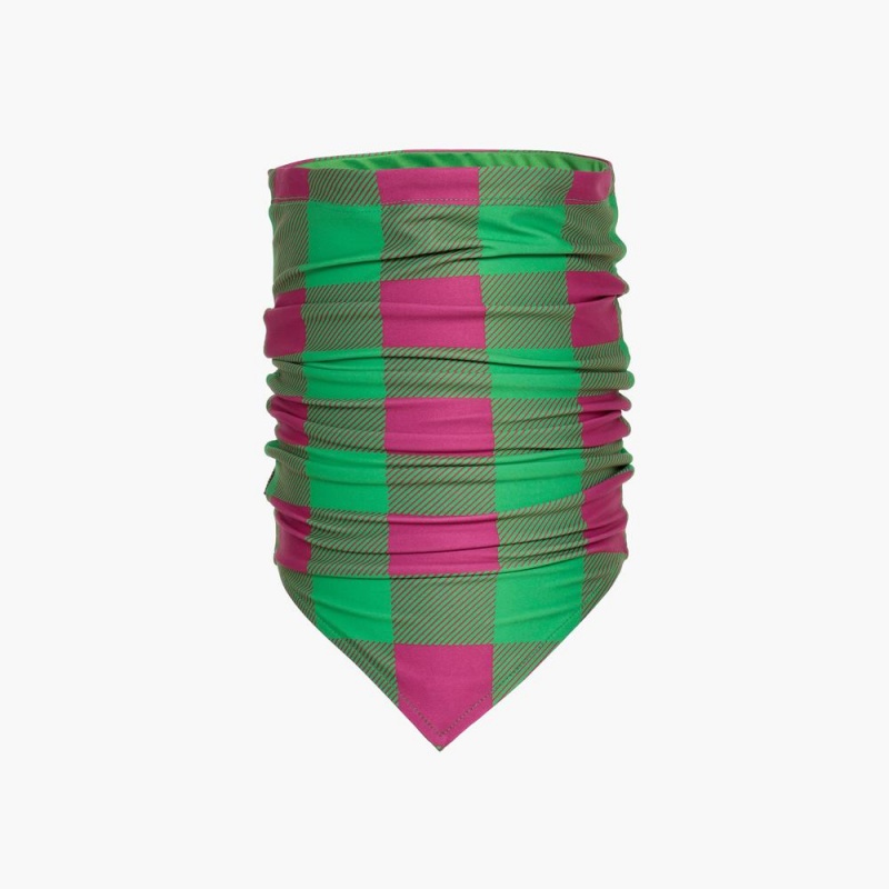 Goldbergh CHOPPER Neckwarmer Green / Pink | 23789-ZHWG