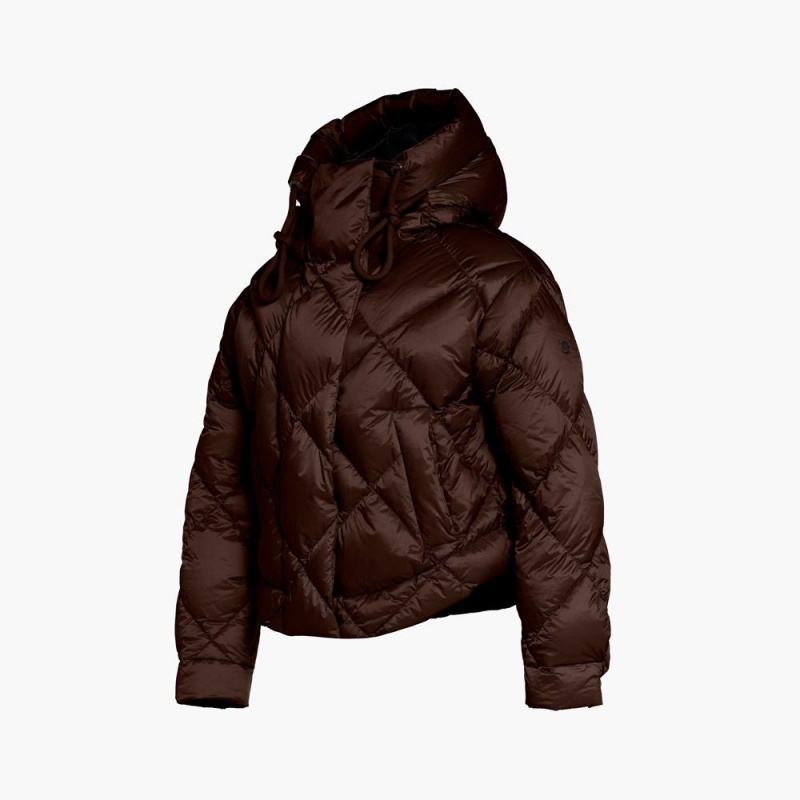 Goldbergh FIONA Jackets Dark Brown | 61379-ZAFU