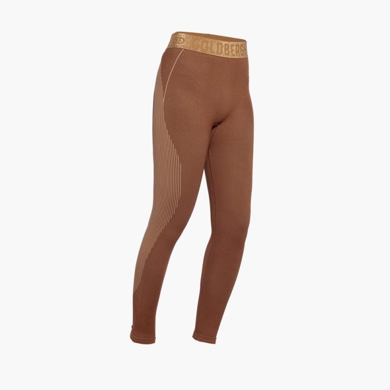 Goldbergh FURIOUS baselayer Pants Beige | 43750-SFZK