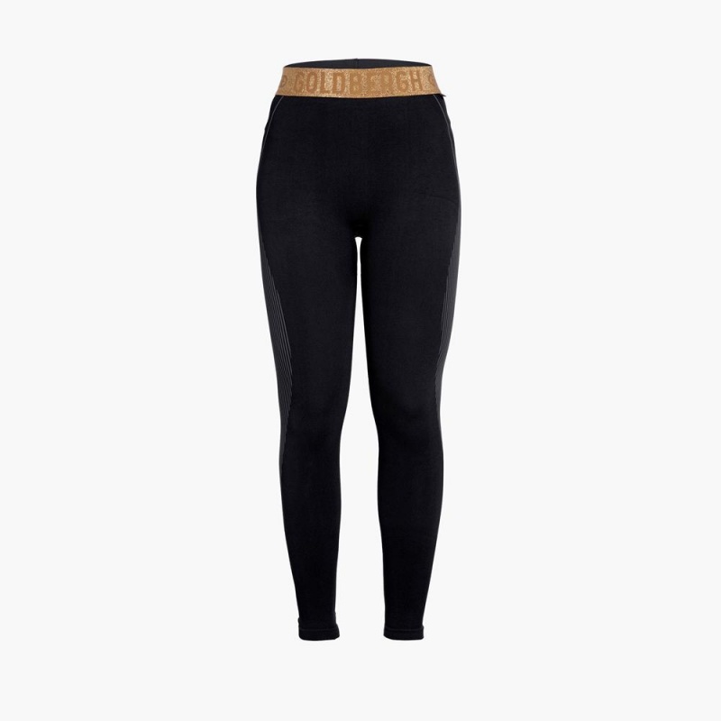 Goldbergh FURIOUS baselayer Pants Black | 68254-OQJA