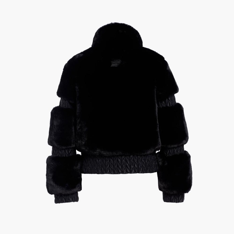 Goldbergh FURRY Ski Jacket Black | 03649-ZBOC