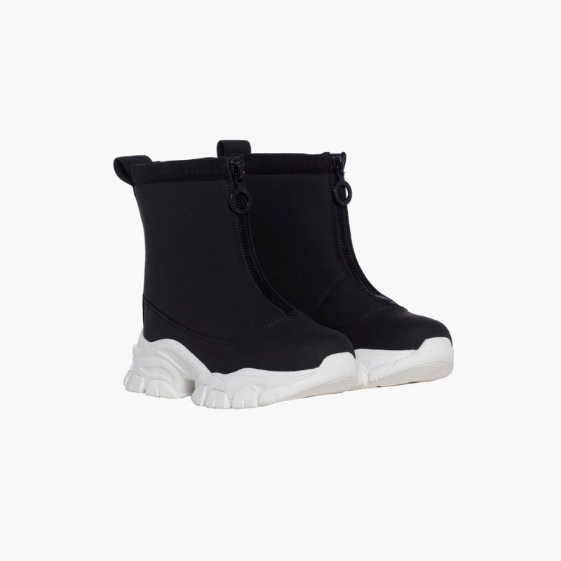 Goldbergh GLINT Snow Boots Black / White | 12390-KUIS