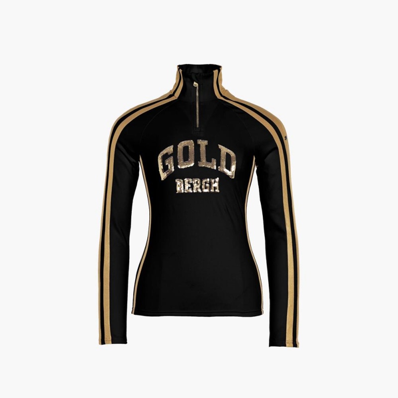 Goldbergh GOBLET Ski Pully Black / Gold | 90256-CJOT