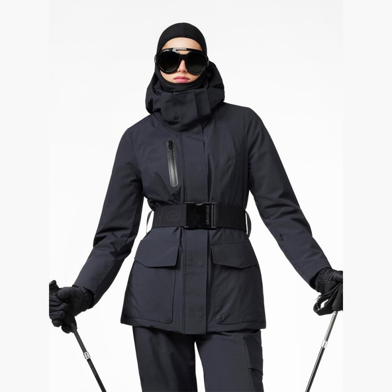 Goldbergh HALEY Ski Jacket Black | 07182-RQGJ