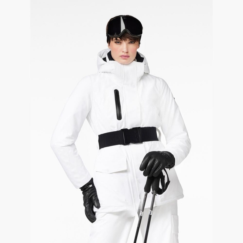 Goldbergh HALEY Ski Jacket White | 26915-QWNU