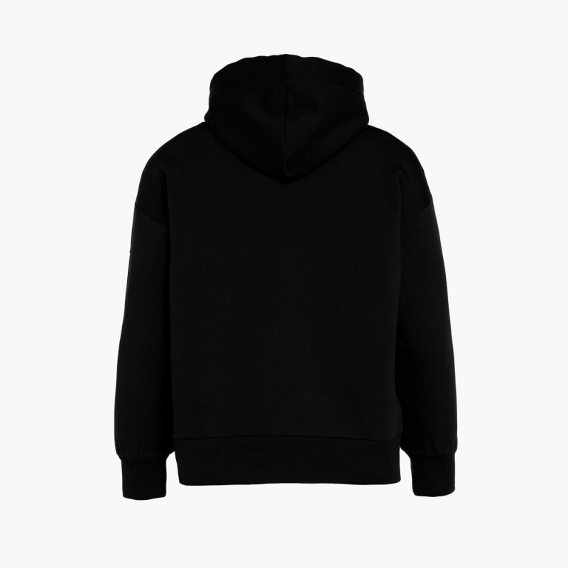 Goldbergh HARVARD hooded sweater Hoodie Black | 20618-KQLX