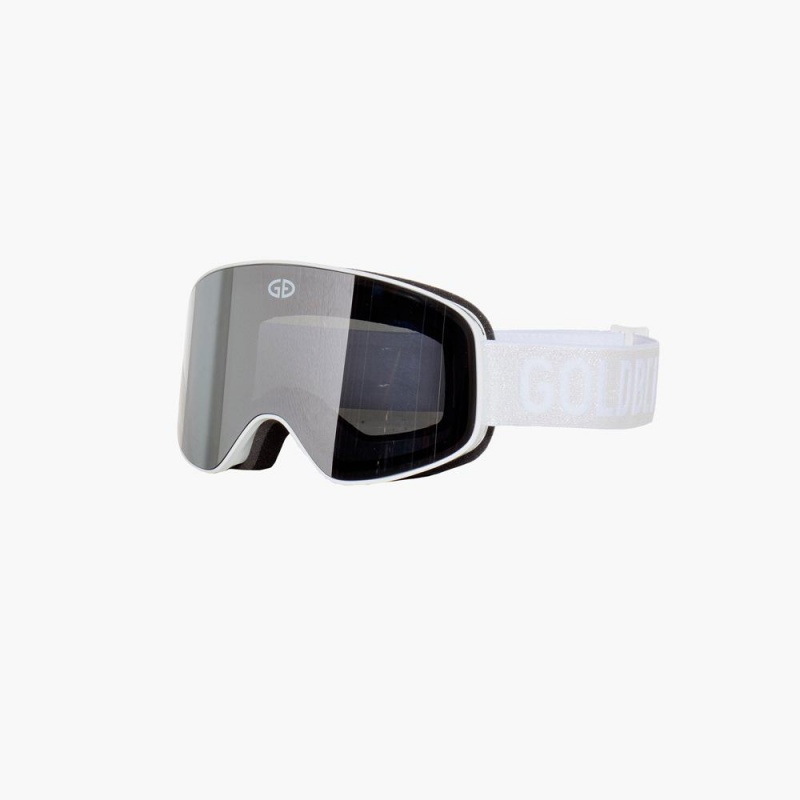 Goldbergh HEADTURNER Ski Goggles White | 50627-JCAQ