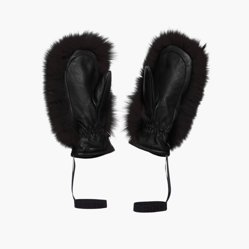 Goldbergh HILL Mittens Black | 20146-HSXV