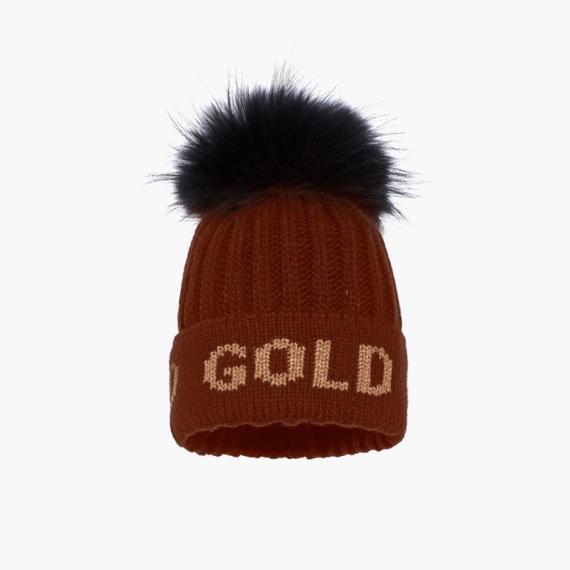 Goldbergh HODD faux pom Beanie Beige | 95721-VPOT