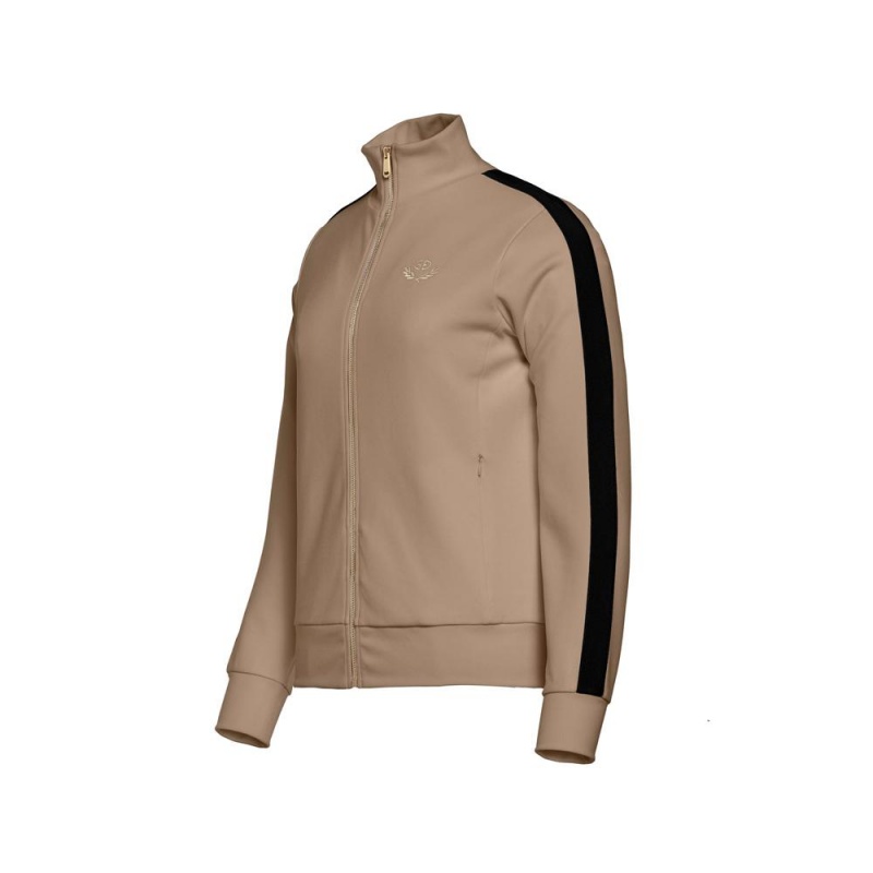 Goldbergh IONE track Jackets Brown | 24759-YOFB