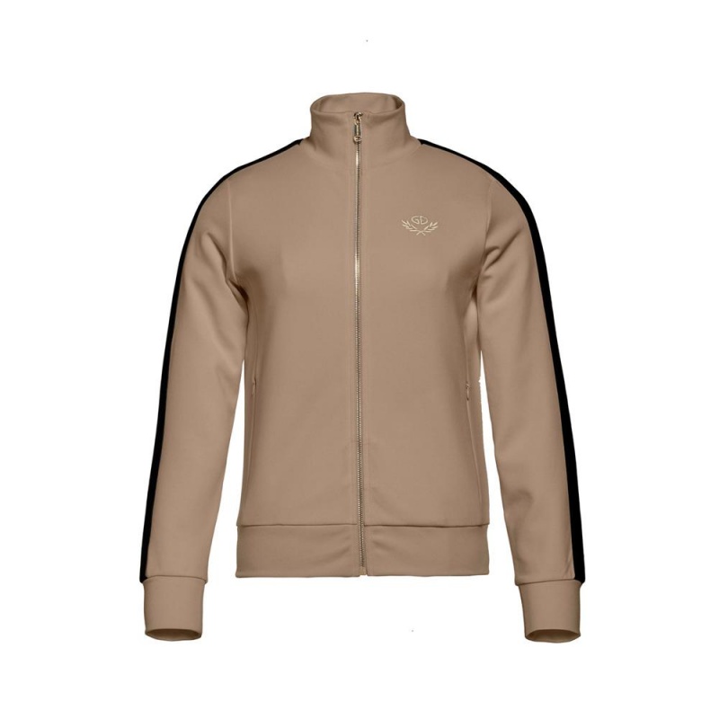 Goldbergh IONE track Jackets Brown | 24759-YOFB