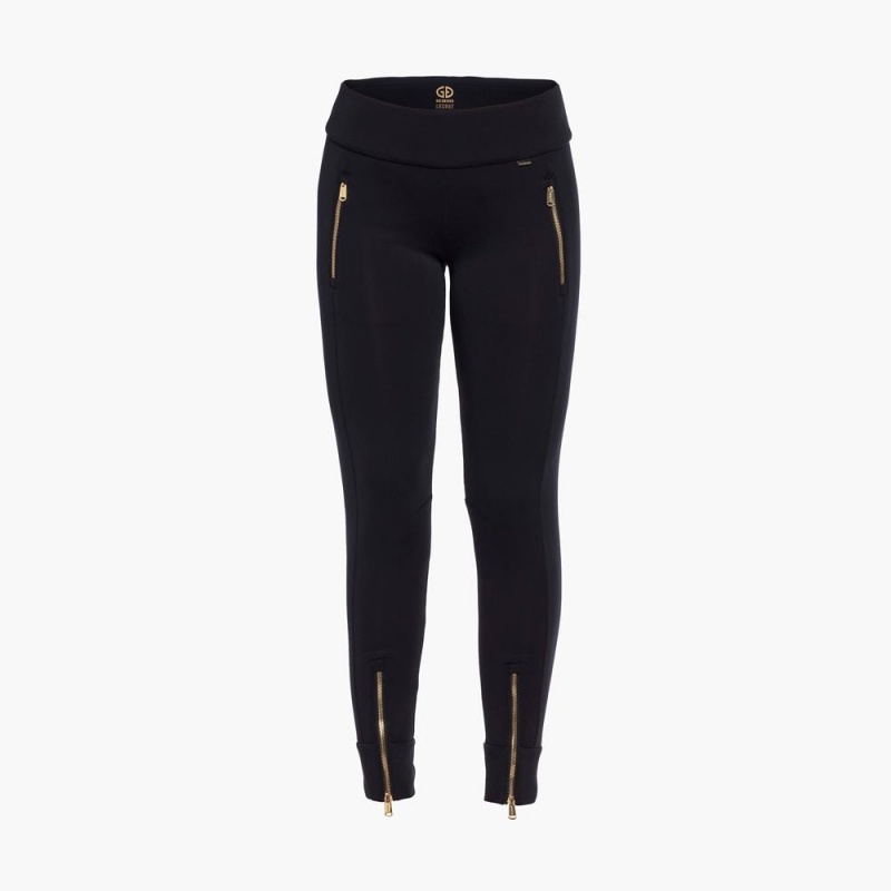 Goldbergh LIGHT knit Pants Black | 92340-QBAX